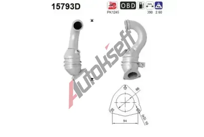 AS Katalyzátor ASA 15793D, 15793D AS Katalyzátor ASA 15793D, 15793D
