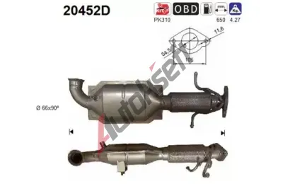 AS Katalyztor ASA 20452D, 20452D