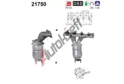 AS Katalyzátor ASA 21750, 21750 AS Katalyzátor ASA 21750, 21750