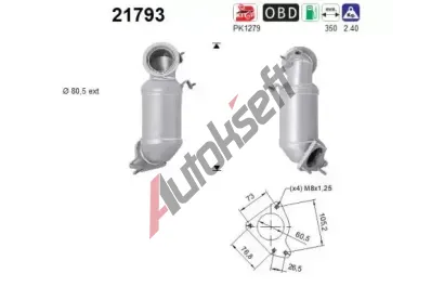 AS Katalyzátor ASA 21793, 21793 AS Katalyzátor ASA 21793, 21793