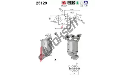 AS Katalyzátor ASA 25129, 25129 AS Katalyzátor ASA 25129, 25129