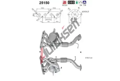AS Katalyzátor ASA 25150, 25150  AS Katalyzátor ASA 25150, 25150
