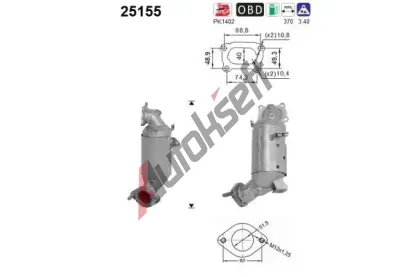 AS Katalyzátor ASA 25155, 25155 AS Katalyzátor ASA 25155, 25155