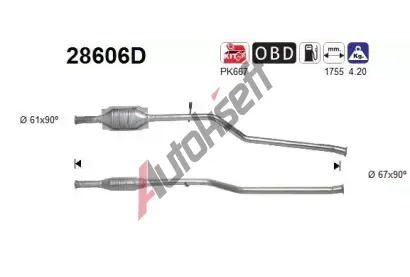 AS Katalyztor ASA 28606D, 28606D