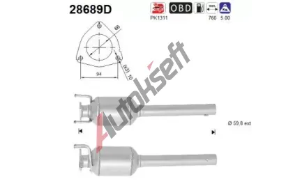 AS Katalyztor ASA 28689D, 28689D