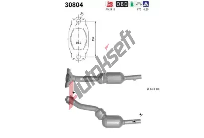 AS Katalyzátor ASA 30804, 30804 AS Katalyzátor ASA 30804, 30804