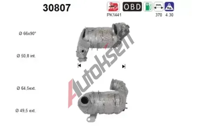 AS Katalyzátor ASA 30807, 30807 AS Katalyzátor ASA 30807, 30807