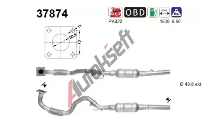 AS Katalyzátor ASA 37874, 37874 AS Katalyzátor ASA 37874, 37874