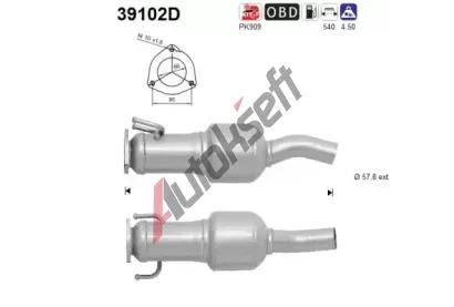 AS Katalyztor ASA 39102D, 39102D