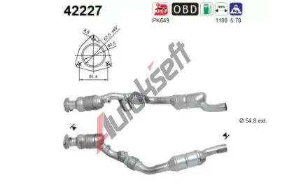AS Katalyzátor ASA 42227, 42227  AS Katalyzátor ASA 42227, 42227