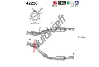 AS Katalyzátor ASA 42228, 42228  AS Katalyzátor ASA 42228, 42228