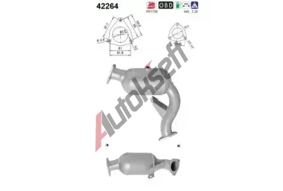 AS Katalyzátor ASA 42264, 42264 AS Katalyzátor ASA 42264, 42264