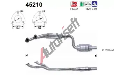 AS Katalyzátor ASA 45210, 45210 AS Katalyzátor ASA 45210, 45210
