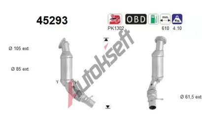 AS Katalyzátor ASA 45293, 45293 AS Katalyzátor ASA 45293, 45293