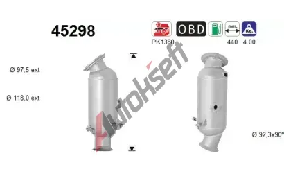 AS Katalyzátor ASA 45298, 45298 AS Katalyzátor ASA 45298, 45298