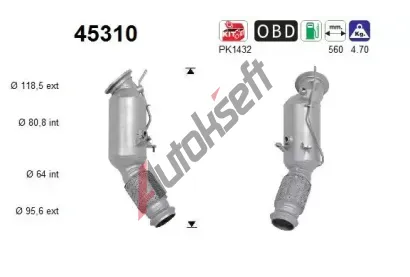 AS Katalyztor ASA 45310, 45310