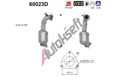 AS Katalyz�tor ASA 68023D, 68023D