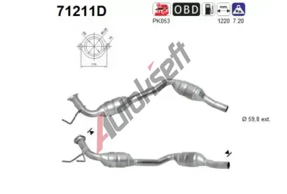 AS Katalyzátor ASA 71211D, 71211D  AS Katalyzátor ASA 71211D, 71211D