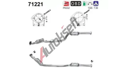 AS Katalyzátor ASA 71221, 71221 AS Katalyzátor ASA 71221, 71221