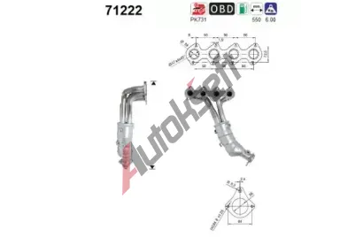 AS Katalyzátor ASA 71222, 71222 AS Katalyzátor ASA 71222, 71222