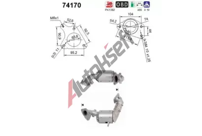 AS Katalyzátor ASA 74170, 74170 AS Katalyzátor ASA 74170, 74170