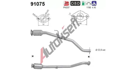 AS Katalyzátor ASA 91075, 91075 AS Katalyzátor ASA 91075, 91075