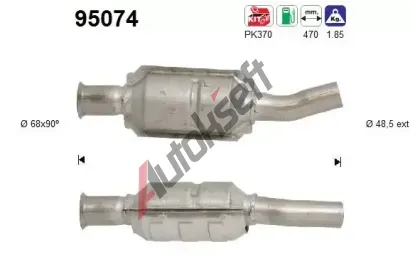 AS Katalyzátor ASA 95074, 95074 AS Katalyzátor ASA 95074, 95074