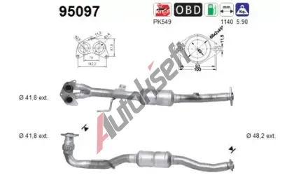 AS Katalyzátor ASA 95097, 95097  AS Katalyzátor ASA 95097, 95097