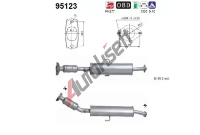 AS Katalyzátor ASA 95123, 95123 AS Katalyzátor ASA 95123, 95123
