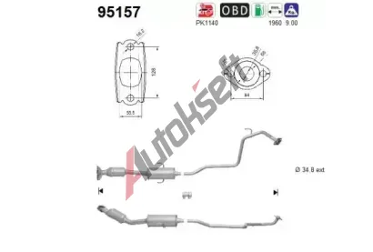 AS Katalyzátor ASA 95157, 95157 AS Katalyzátor ASA 95157, 95157