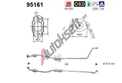 AS Katalyztor ASA 95161, 95161