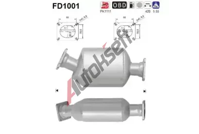 AS Filtr pevnch stic ASA FD1001, FD1001