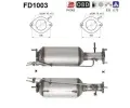 Filtr pevnch stic AS ‐ ASA FD1003