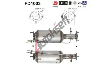 AS Filtr pevnch stic ASA FD1003, FD1003