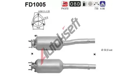 AS Filtr pevnch stic ASA FD1005, FD1005