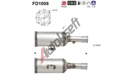 AS Filtr pevnch stic ASA FD1008, FD1008