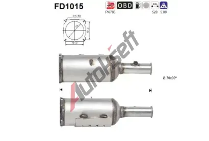 AS Filtr pevnch stic ASA FD1015, FD1015