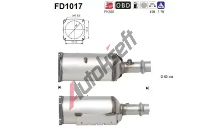 AS Filtr pevnch stic ASA FD1017, FD1017