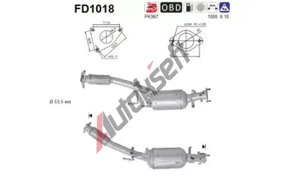 AS Filtr pevnch stic ASA FD1018, FD1018