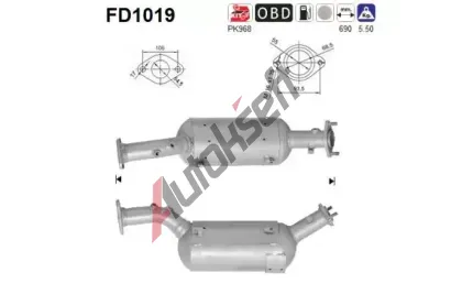 AS Filtr pevnch stic ASA FD1019, FD1019