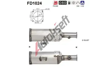 AS Filtr pevnch stic ASA FD1024, FD1024