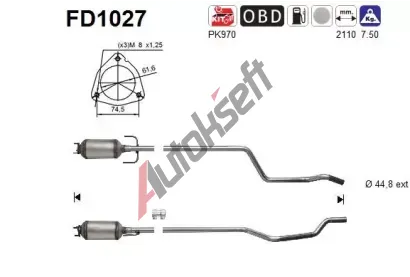 AS Filtr pevnch stic ASA FD1027, FD1027
