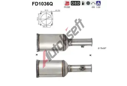AS Filtr pevnch stic ASA FD1036Q, FD1036Q