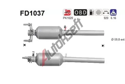 AS Filtr pevnch stic ASA FD1037, FD1037