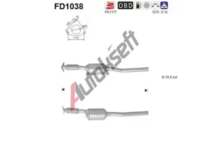 AS Filtr pevnch stic ASA FD1038, FD1038