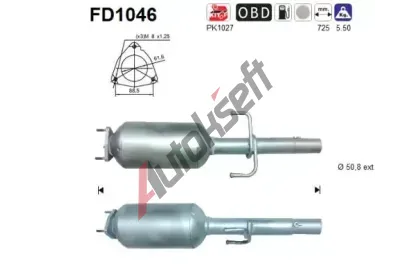 AS Filtr pevnch stic ASA FD1046, FD1046