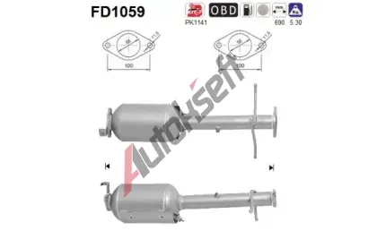 AS Filtr pevnch stic ASA FD1059, FD1059