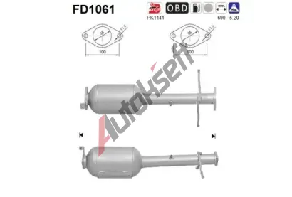 AS Filtr pevnch stic ASA FD1061, FD1061