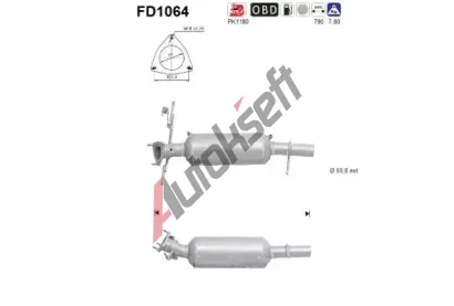 AS Filtr pevnch stic ASA FD1064, FD1064