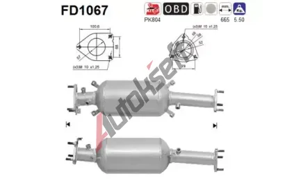 AS Filtr pevnch stic ASA FD1067, FD1067